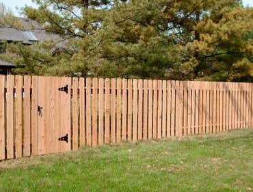 Wood fences