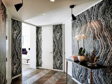 Washington Square: Greenwich Village LANDMARK PREWAR | GUT RENOVATION - A dramatic gut renovation transforms a residence at One Fifth Avenue into a mo