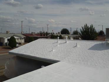 Shingle roof w/foam
