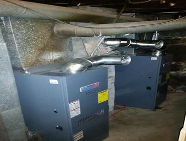 2 oil fired forced warm air fu