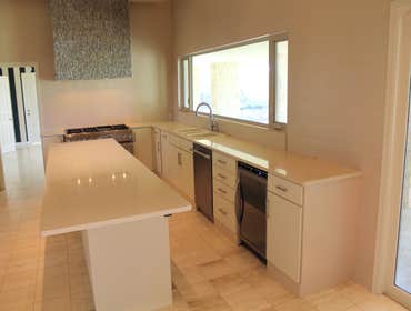 Project photos from Cmi Construction CMI Construction remodel of Lake Fayetteville kitchen . Makeover included cabinetry, counter-tops, stainless appl