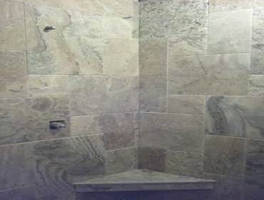 AJAX FLOOR CENTER TRAVERTINE SHOWERS,BACKSPLASH,