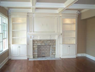 all custom Woodwork / shelving