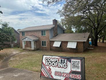 Photos by Complete Roofing LLC #1 New Roof Inastallation in Gulf Breeze, Florida