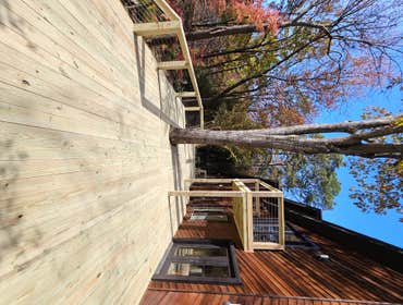 McCray Project Yellawood Deck 10ft x 19ft / 18ft x 34ft / 6ft x 10ft
Custom Treated Yellawood Deck
Full Stainless Steel Cable Railing
Large Custom Grow