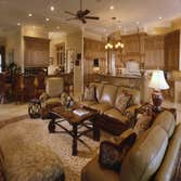 Interiors This is a Tuscan home on Lake Conroe