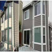 Exterior Home Remodel in San Ramon This project consisted of replacing all the windows and door of the home, the removal of old siding and installation