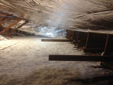 Attic insulation