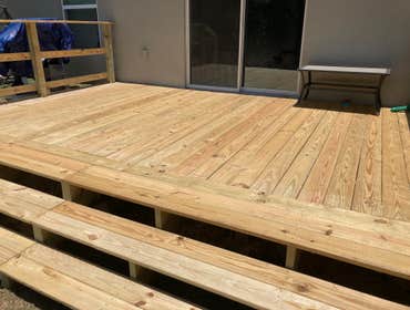 wood deck