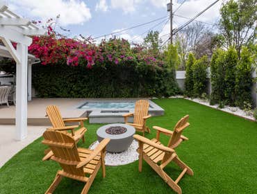 Delano Backyard Retreat with Jacuzzi & BBQ Elevate your outdoor living with this stunning backyard transformation. Featuring a relaxing jacuzzi, a slee