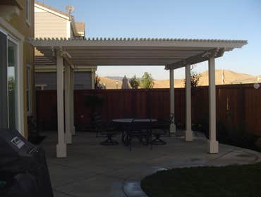 Wood painted Arbor