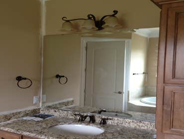 Project photos from Bass Electrical Services Electrical work on a new construction house.