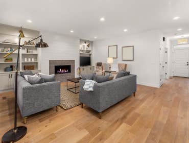 Living Room & Stairway | Transitional Remodel | Thousand Oaks, CA