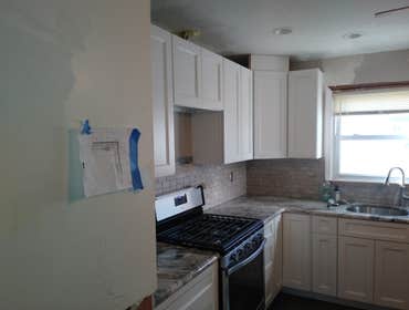 Prepping for the crown molding