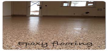 Epoxy Flooring Epoxy floors are great for, garages, laundry rooms, showroom floors, and salons. Easy clean up, durability is excellent and chemical re