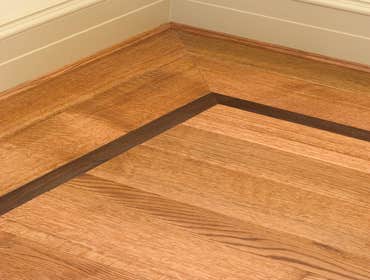 Quarter sawn oak plank