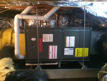 Horizontal Furnace Install
