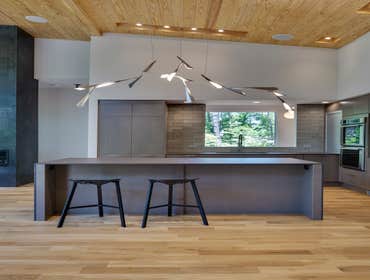 Modern Lake House kitchen