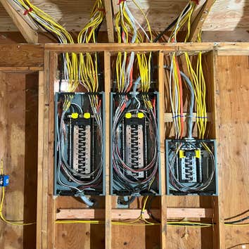 Wiring, panel