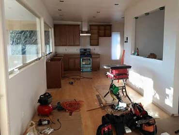 Kitchen Remodel/ Basement paint prep Total kitchen remodel and basement paint preperation.
