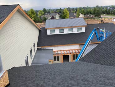 Shingles installation