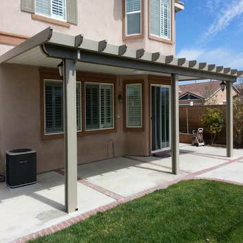 Solid patio cover