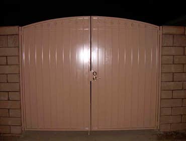 Double Solid Iron Gate