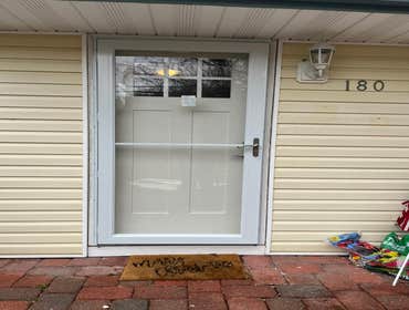 Front Door Replacement With New Anderson Full Lite Storm Door