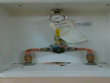 Mixing valve install