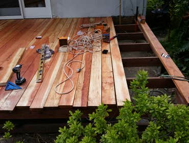 Wood decking