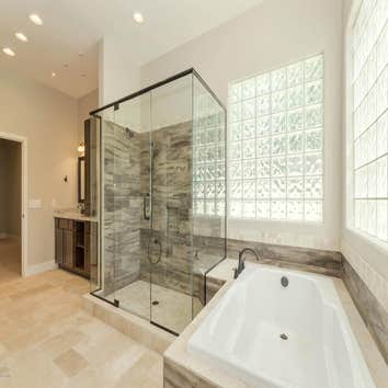 Wood Plank Master Shower