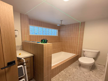 Photos by Vertex Pro Glass LLC #1 Custom frameless glass shower enclosure installation