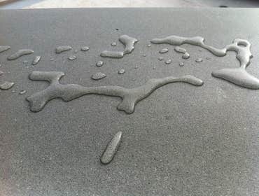 Sealed and beading . . .