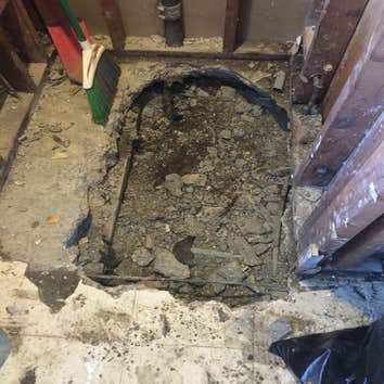 Underground Waste & Radiant Heating by Aqua Stat Plumbing in Hayward, CA Replaced approximately 40ft of 4" sewer lateral. Replaced underground waste. 