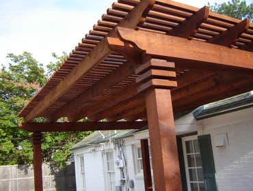 cedar pergola