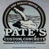 Pate's Custom Concrete logo