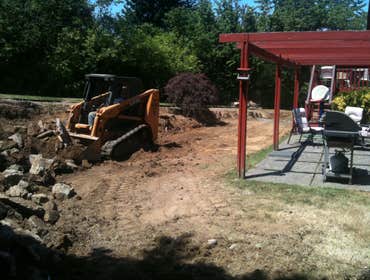 Gresham outdoor living space This is a large outdoor living space project designed and built by the company President Shawn Ladd