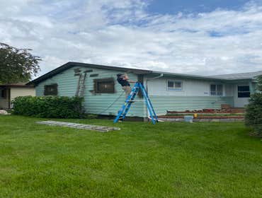 Photos by George Wood General Contracting & 6 inch seemless Gutters & Painting of All Types #1
