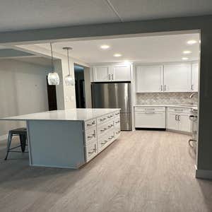 Photos by Lvs Revival Inc #3 Renovation of condo kitchen.
Design, cabinets, countertop full remodeling