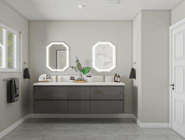 3D Rendering - San Rafael 2 Bathoom Remodeling & Design