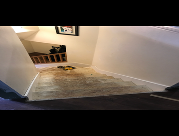 Photos by Olhausen Construction and Management, LLC #10 Laminate Floor Install