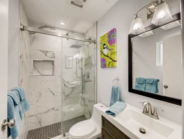 Bathroom Remodel We're proud to share this remodel of a bathroom that reflects the warmth and beauty of a home. We truly believe that you can have it a