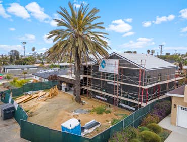 San Marcos Project Meshing, waterproofing, scaffolding. Next stucco and more