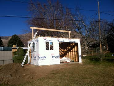 Backyard Shed Custom built backyard shed