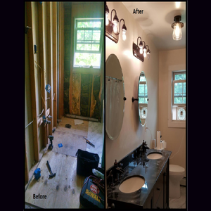 Photos from Chris Prushko Master Plumber Bathroom Remodel