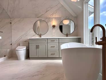 Master Bathroom - San Mateo Bedroom to Master bathroom conversion