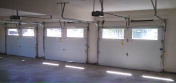 Garage doors and openers installed