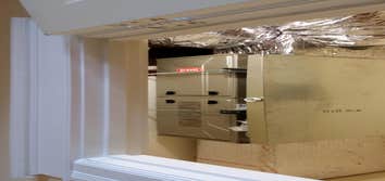 New mechanical system in san francisco Removed an old radiator steam boiler.
Installed two bryant gas furnaces and ducts and two state water heaters. 