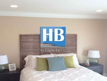 Recessed lights in bedroom