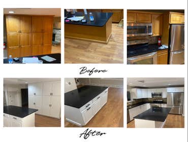 Our specialty kitchen cabinets repaint